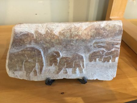 Elephant walk - stone cultures - animals - miniatures